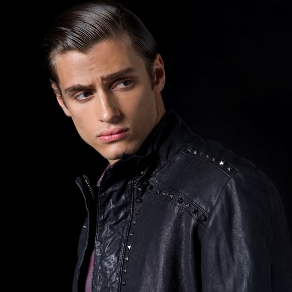 Black vintage leather jacket - Picture 2 of 6